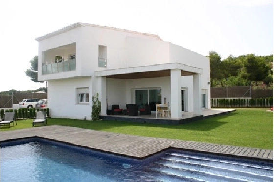Villa in Javea(Balcon) zu verkaufen, Espace de vie 265 m², Terrain 1048 m², 6 Chambres &agrave; coucher, 3 Badezimmer, Pool, ref.: SV-2618-1