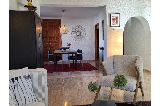 Sommerhaus in Els Poblets zur Ferienvermietung, Espace de vie 126 m², Baujahr 1995, Zustand modernisiert, + Zentralheizung, Klimaanlage, Terrain 560 m², 2 Chambres &agrave; coucher, 2 Badezimmer, Pool, ref.: V-0117-13