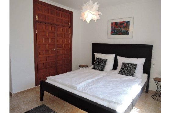 Sommerhaus in Els Poblets zur Ferienvermietung, Espace de vie 126 m², Baujahr 1995, Zustand modernisiert, + Zentralheizung, Klimaanlage, Terrain 560 m², 2 Chambres &agrave; coucher, 2 Badezimmer, Pool, ref.: V-0117-23