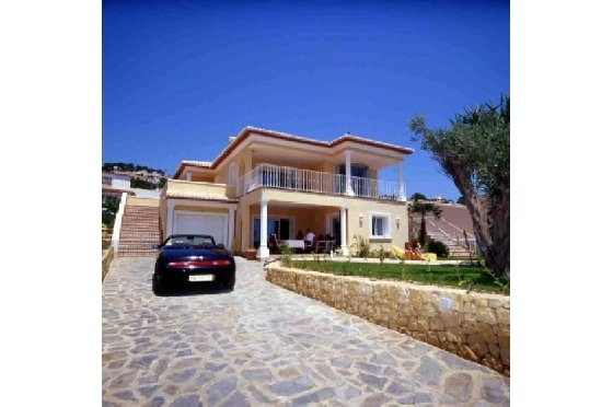 Villa in Moraira(Club Moraira) zu verkaufen, Espace de vie 220 m², Baujahr 2000, + Fussbodenheizung, Klimaanlage, Terrain 800 m², 4 Chambres &agrave; coucher, 3 Badezimmer, Pool, ref.: BI-MT.H-523-33