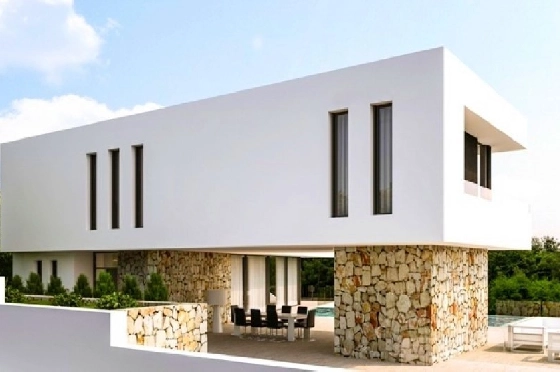 Villa in Javea(Tosalet 5) zu verkaufen, Espace de vie 372 m², Baujahr 2015, Klimaanlage, Terrain 1000 m², 3 Chambres &agrave; coucher, 2 Badezimmer, Pool, ref.: BI-JA.H-100-3