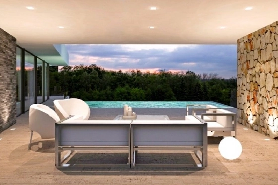 Villa in Javea(Tosalet 5) zu verkaufen, Espace de vie 372 m², Baujahr 2015, Klimaanlage, Terrain 1000 m², 3 Chambres &agrave; coucher, 2 Badezimmer, Pool, ref.: BI-JA.H-100-4