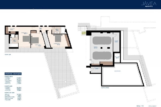 Villa in Javea(Tosalet 5) zu verkaufen, Espace de vie 372 m², Baujahr 2015, Klimaanlage, Terrain 1000 m², 3 Chambres &agrave; coucher, 2 Badezimmer, Pool, ref.: BI-JA.H-100-8