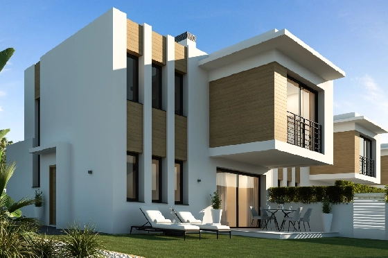 Villa in Denia zu verkaufen, Espace de vie 144 m², Zustand Erstbezug, Klimaanlage, Terrain 220 m², 3 Chambres &agrave; coucher, 3 Badezimmer, ref.: GC-1518-1