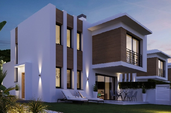Villa in Denia zu verkaufen, Espace de vie 144 m², Zustand Erstbezug, Klimaanlage, Terrain 220 m², 3 Chambres &agrave; coucher, 3 Badezimmer, ref.: GC-1518-13