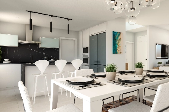 Villa in Denia zu verkaufen, Espace de vie 144 m², Zustand Erstbezug, Klimaanlage, Terrain 220 m², 3 Chambres &agrave; coucher, 3 Badezimmer, ref.: GC-1518-5