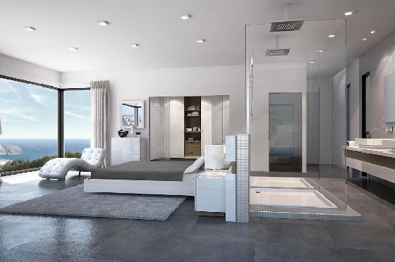 Villa in Moraira(Moraira) zu verkaufen, Espace de vie 600 m², Terrain 1832 m², 4 Chambres &agrave; coucher, 5 Badezimmer, Pool, ref.: HG-3252-4