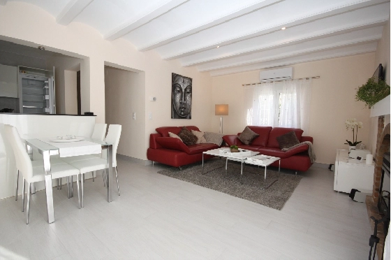 Villa in Els Poblets(Ptda. Barranquets) zur Ferienvermietung, Espace de vie 114 m², Baujahr 1986, Zustand gepflegt, + Zentralheizung, Klimaanlage, Terrain 510 m², 3 Chambres &agrave; coucher, 2 Badezimmer, Pool, ref.: T-1118-11