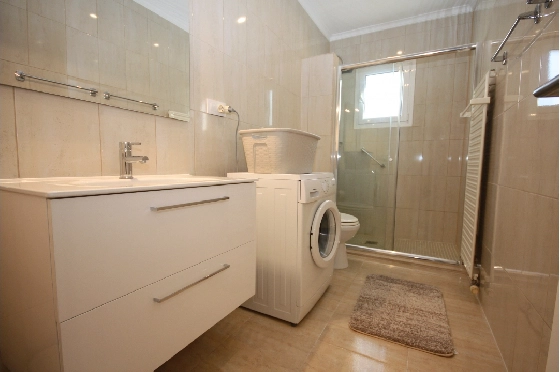 Villa in Els Poblets(Ptda. Barranquets) zur Ferienvermietung, Espace de vie 114 m², Baujahr 1986, Zustand gepflegt, + Zentralheizung, Klimaanlage, Terrain 510 m², 3 Chambres &agrave; coucher, 2 Badezimmer, Pool, ref.: T-1118-16