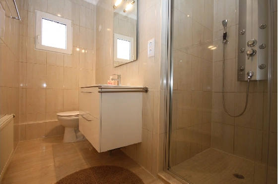 Villa in Els Poblets(Ptda. Barranquets) zur Ferienvermietung, Espace de vie 114 m², Baujahr 1986, Zustand gepflegt, + Zentralheizung, Klimaanlage, Terrain 510 m², 3 Chambres &agrave; coucher, 2 Badezimmer, Pool, ref.: T-1118-17