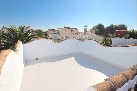 Villa in Els Poblets(Ptda. Barranquets) zur Ferienvermietung, Espace de vie 114 m², Baujahr 1986, Zustand gepflegt, + Zentralheizung, Klimaanlage, Terrain 510 m², 3 Chambres &agrave; coucher, 2 Badezimmer, Pool, ref.: T-1118-19
