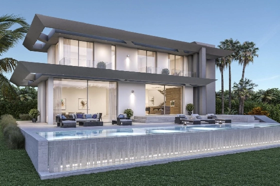 Villa in Javea(Javea) zu verkaufen, Espace de vie 268 m², Terrain 1000 m², 4 Chambres &agrave; coucher, 3 Badezimmer, Pool, ref.: HG-3306-1