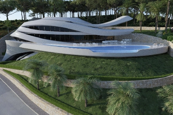 Villa in Javea zu verkaufen, Espace de vie 500 m², Terrain 2000 m², 4 Chambres &agrave; coucher, 4 Badezimmer, Pool, ref.: HG-3315-4