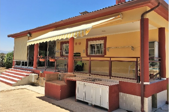 Villa in Els Poblets zu verkaufen, Espace de vie 232 m², Baujahr 1998, + KLIMA, Klimaanlage, Terrain 11310 m², 4 Chambres &agrave; coucher, 2 Badezimmer, Pool, ref.: GC-3119-18