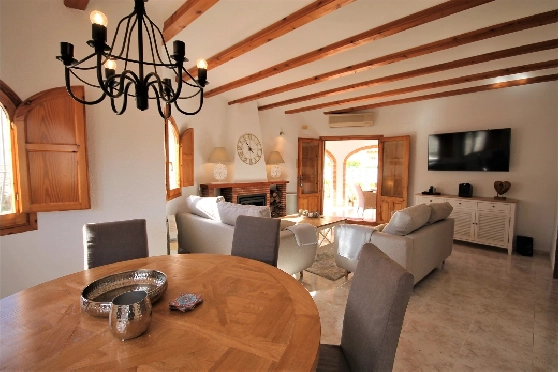 Villa in Els Poblets(Barranquets) zur Ferienvermietung, Espace de vie 130 m², Baujahr 2000, Zustand modernisiert, + Zentralheizung, Klimaanlage, Terrain 580 m², 3 Chambres &agrave; coucher, 2 Badezimmer, Pool, ref.: T-0819-7