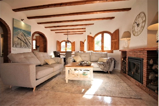 Villa in Els Poblets(Barranquets) zur Ferienvermietung, Espace de vie 130 m², Baujahr 2000, Zustand modernisiert, + Zentralheizung, Klimaanlage, Terrain 580 m², 3 Chambres &agrave; coucher, 2 Badezimmer, Pool, ref.: T-0819-8
