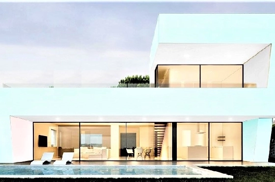 Villa in Moraira(Benimeit) zu verkaufen, Espace de vie 185 m², Baujahr 2020, Klimaanlage, Terrain 850 m², 4 Chambres &agrave; coucher, 3 Badezimmer, Pool, ref.: BI-MT.H-742-5