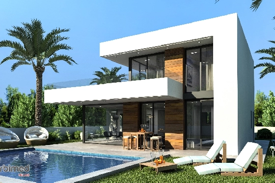 Villa in Denia zu verkaufen, Espace de vie 151 m², Klimaanlage, Terrain 731 m², 3 Chambres &agrave; coucher, 2 Badezimmer, Pool, ref.: UM-UV-TANIT-8