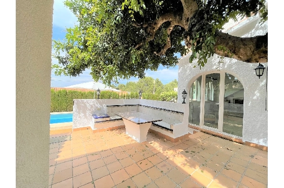 Villa in Denia zur Ferienvermietung, Espace de vie 117 m², Baujahr 1974, Zustand gepflegt, + Zentralheizung, Klimaanlage, Terrain 680 m², 3 Chambres &agrave; coucher, 2 Badezimmer, Pool, ref.: T-0615-3
