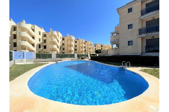 Apartment in Denia(Las Marinas) zur Ferienvermietung, Espace de vie 94 m², Baujahr 2009, Zustand gepflegt, + Zentralheizung, Klimaanlage, 3 Chambres &agrave; coucher, 2 Badezimmer, Pool, ref.: T-0715-2