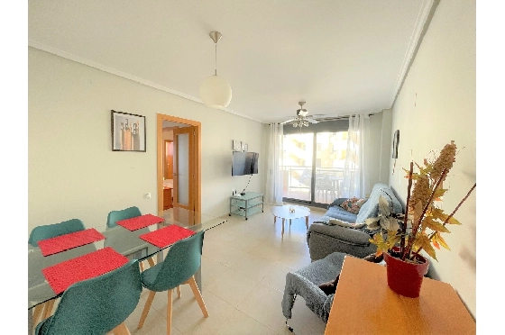 Apartment in Denia(Las Marinas) zur Ferienvermietung, Espace de vie 94 m², Baujahr 2009, Zustand gepflegt, + Zentralheizung, Klimaanlage, 3 Chambres &agrave; coucher, 2 Badezimmer, Pool, ref.: T-0715-5