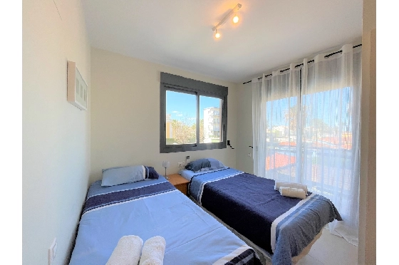 Apartment in Denia(Las Marinas) zur Ferienvermietung, Espace de vie 94 m², Baujahr 2009, Zustand gepflegt, + Zentralheizung, Klimaanlage, 3 Chambres &agrave; coucher, 2 Badezimmer, Pool, ref.: T-0715-9