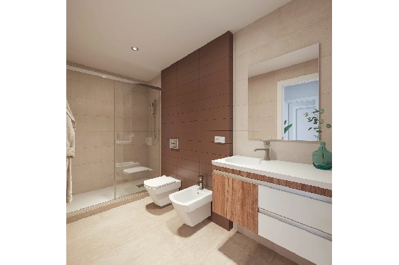 Apartment in Moraira zu verkaufen, Espace de vie 103 m², + KLIMA, Klimaanlage, 3 Chambres &agrave; coucher, 1 Badezimmer, Pool, ref.: UH-UHM1917-D-4