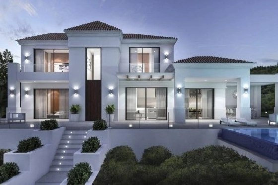 Villa in Javea zu verkaufen, Espace de vie 195 m², Klimaanlage, 3 Chambres &agrave; coucher, 3 Badezimmer, Pool, ref.: BS-3974818-1