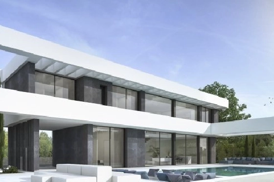 Villa in Javea zu verkaufen, Espace de vie 230 m², Klimaanlage, 4 Chambres &agrave; coucher, 4 Badezimmer, Pool, ref.: BS-3974810-1