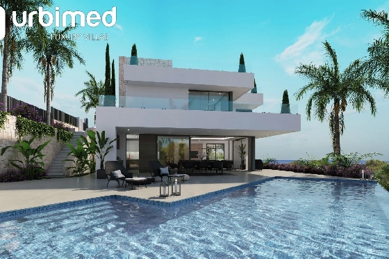 Villa in Denia zu verkaufen, Espace de vie 734 m², Klimaanlage, Terrain 2 m², 5 Chambres &agrave; coucher, 7 Badezimmer, Pool, ref.: UM-UV-IPANEMA-11