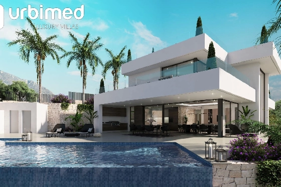 Villa in Denia zu verkaufen, Espace de vie 734 m², Klimaanlage, Terrain 2 m², 5 Chambres &agrave; coucher, 7 Badezimmer, Pool, ref.: UM-UV-IPANEMA-6