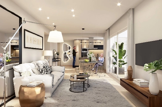Erdgeschoss Apartment in Algorfa zu verkaufen, Wohnfläche 116 m², Zustand Erstbezug, Klimaanlage, 2 Schlafzimmer, 2 Badezimmer, Pool, ref.: HA-ARN-110-A01-3