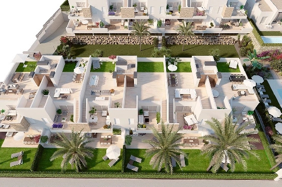 Erdgeschoss Apartment in Algorfa zu verkaufen, Wohnfläche 116 m², Zustand Erstbezug, Klimaanlage, 2 Schlafzimmer, 2 Badezimmer, Pool, ref.: HA-ARN-110-A01-6