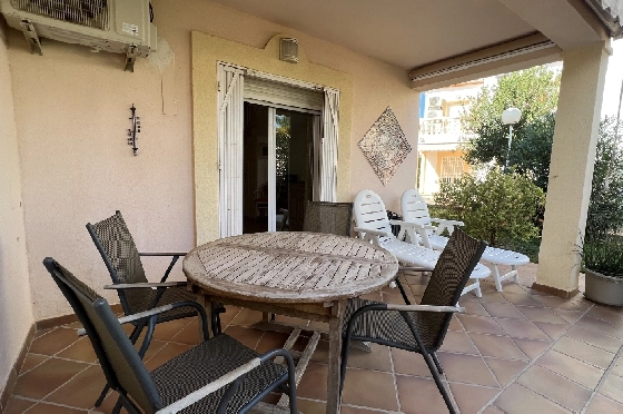 Reihenhaus in Denia(Las Marinas) zur Ferienvermietung, Espace de vie 98 m², Baujahr 2001, Zustand gepflegt, + KLIMA, Klimaanlage, 2 Chambres &agrave; coucher, 2 Badezimmer, Pool, ref.: T-0222-10