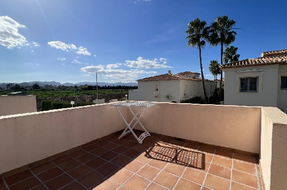 Reihenhaus in Denia(Las Marinas) zur Ferienvermietung, Espace de vie 98 m², Baujahr 2001, Zustand gepflegt, + KLIMA, Klimaanlage, 2 Chambres &agrave; coucher, 2 Badezimmer, Pool, ref.: T-0222-21