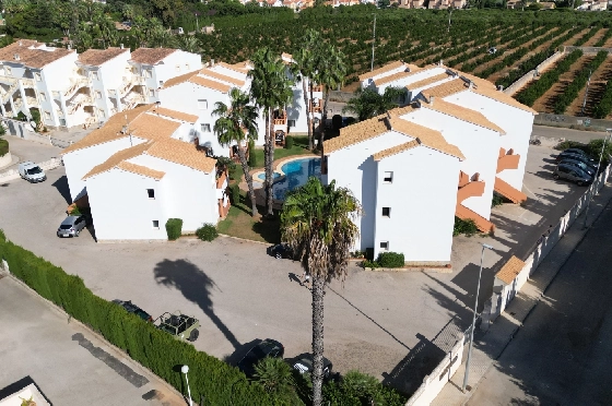 Reihenhaus in Denia(Las Marinas) zur Ferienvermietung, Espace de vie 98 m², Baujahr 2001, Zustand gepflegt, + KLIMA, Klimaanlage, 2 Chambres &agrave; coucher, 2 Badezimmer, Pool, ref.: T-0222-24