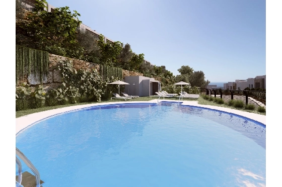 Stadthaus in Istan(Terreno Sau) zu verkaufen, Espace de vie 191 m², Terrain 290 m², 3 Chambres &agrave; coucher, 2 Badezimmer, Pool, ref.: TW-ALMAZARA-VIEWS-1