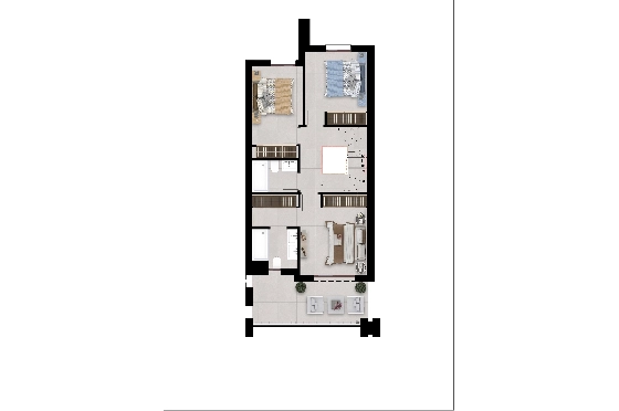Stadthaus in Istan(Terreno Sau) zu verkaufen, Espace de vie 191 m², Terrain 290 m², 3 Chambres &agrave; coucher, 2 Badezimmer, Pool, ref.: TW-ALMAZARA-VIEWS-25