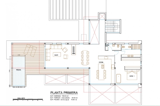 Villa in Denia zu verkaufen, Espace de vie 556 m², Klimaanlage, 5 Chambres &agrave; coucher, 6 Badezimmer, Pool, ref.: BS-6951338-37