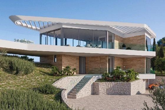 Villa in Javea zu verkaufen, Espace de vie 420 m², Klimaanlage, 4 Chambres &agrave; coucher, 5 Badezimmer, Pool, ref.: BS-7149759-1