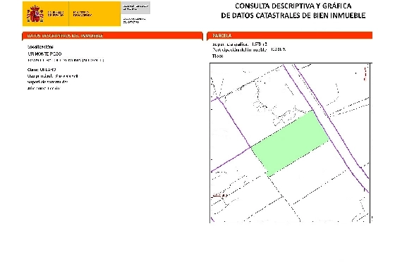 Wohngrundstück in Rafol de Almunia zu verkaufen, Terrain 1558 m², ref.: GC-1522-2