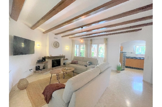 Villa in Denia(Montgo) zur Ferienvermietung, Espace de vie 220 m², Baujahr 1997, Zustand gepflegt, + Zentralheizung, Klimaanlage, Terrain 915 m², 3 Chambres &agrave; coucher, 3 Badezimmer, Pool, ref.: T-0422-15