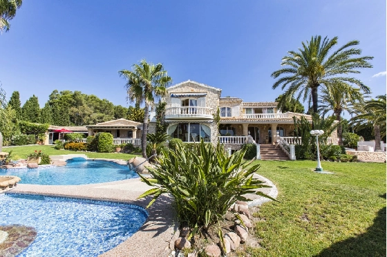 Villa in Benissa zu verkaufen, Espace de vie 700 m², Baujahr 1975, + Zentralheizung, Klimaanlage, Terrain 7096 m², 7 Chambres &agrave; coucher, 4 Badezimmer, Pool, ref.: BI-BE.H-861-1