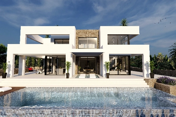 Villa in Benissa zu verkaufen, Espace de vie 286 m², Baujahr 2022, Klimaanlage, Terrain 1 m², 4 Chambres &agrave; coucher, 4 Badezimmer, Pool, ref.: PR-PPS3038-7