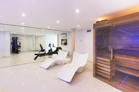 Villa in Benissa zu verkaufen, Espace de vie 544 m², Baujahr 2017, + Fussbodenheizung, Klimaanlage, Terrain 1792 m², 5 Chambres &agrave; coucher, 6 Badezimmer, Pool, ref.: HG-3517-12