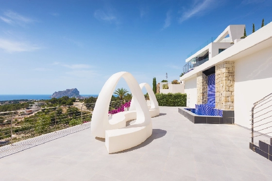 Villa in Benissa zu verkaufen, Espace de vie 544 m², Baujahr 2017, + Fussbodenheizung, Klimaanlage, Terrain 1792 m², 5 Chambres &agrave; coucher, 6 Badezimmer, Pool, ref.: HG-3517-2