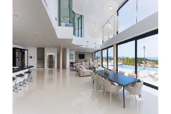 Villa in Benissa zu verkaufen, Espace de vie 544 m², Baujahr 2017, + Fussbodenheizung, Klimaanlage, Terrain 1792 m², 5 Chambres &agrave; coucher, 6 Badezimmer, Pool, ref.: HG-3517-4
