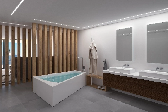 Villa in Altea zu verkaufen, Espace de vie 330 m², Baujahr 2019, + Fussbodenheizung, Terrain 1074 m², 4 Chambres &agrave; coucher, 4 Badezimmer, ref.: NL-NLD1085-10