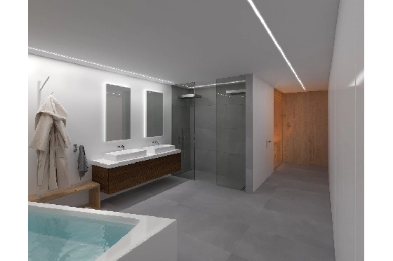 Villa in Altea zu verkaufen, Espace de vie 330 m², Baujahr 2019, + Fussbodenheizung, Terrain 1074 m², 4 Chambres &agrave; coucher, 4 Badezimmer, ref.: NL-NLD1085-11