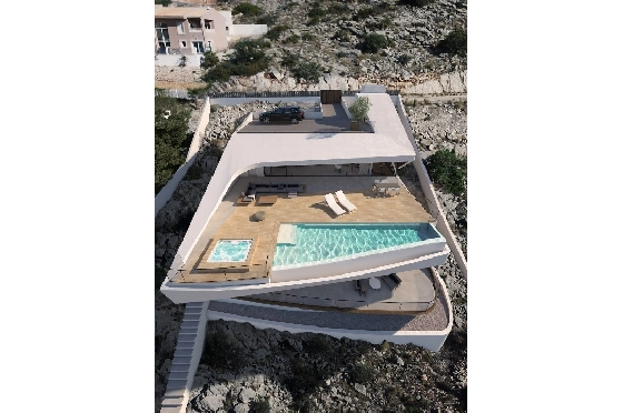 Villa in Altea zu verkaufen, Espace de vie 330 m², Baujahr 2019, + Fussbodenheizung, Terrain 1074 m², 4 Chambres &agrave; coucher, 4 Badezimmer, ref.: NL-NLD1085-2